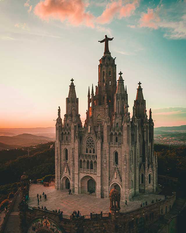Sacred Heart of Jesus Church Tibidabo Barcelona