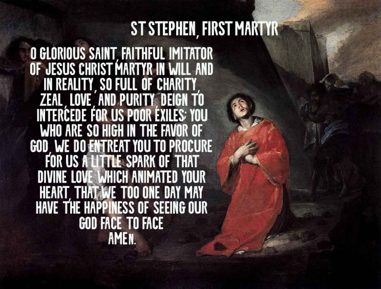 The Feast of St Stephen, First Martyr of the Church The Southern Cross