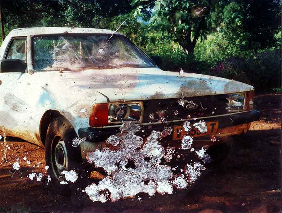 Daswas damaged bakkie after he was killed by a mob