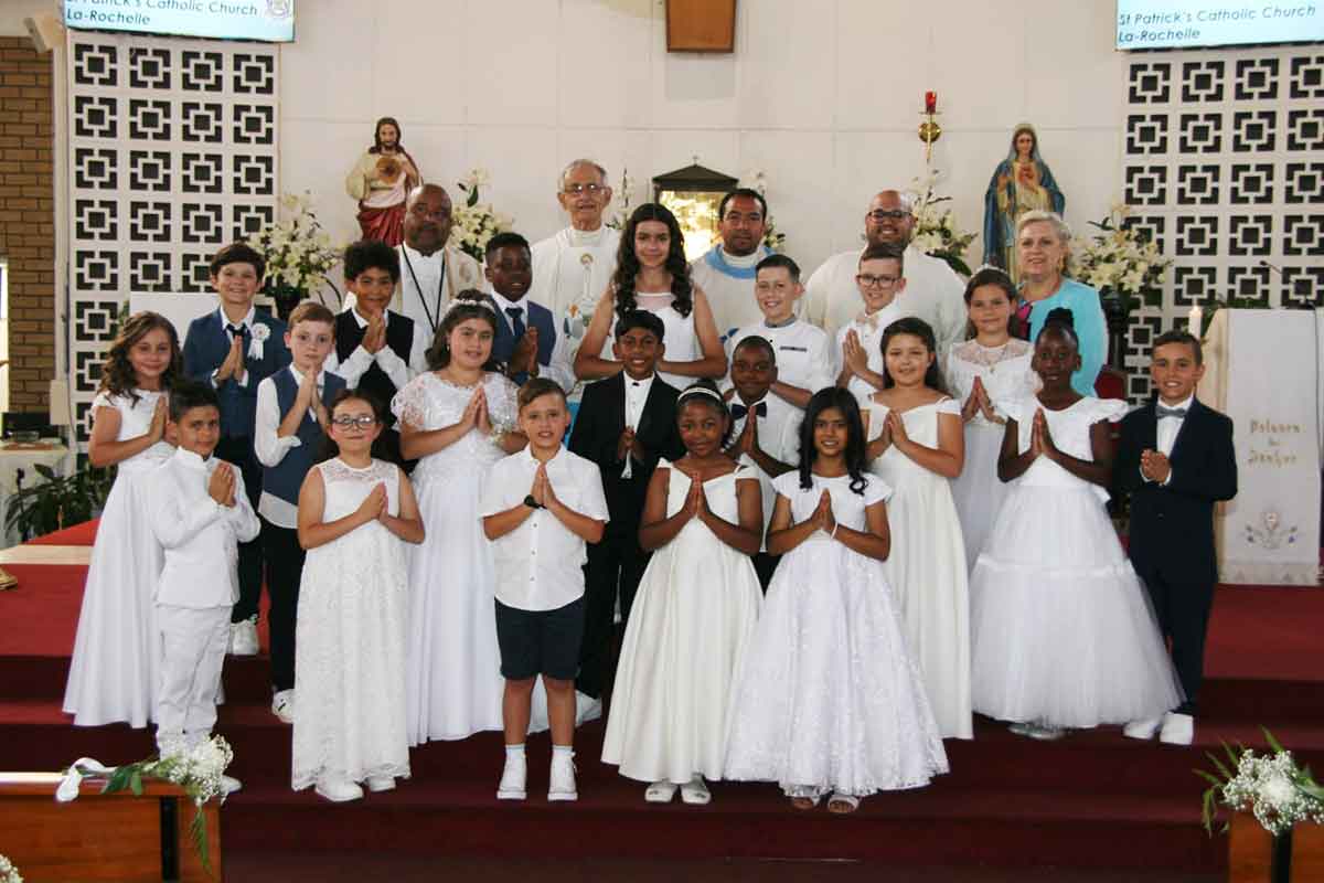 First Holy Communion for Marist Brothers Linmeyer Students The First Holy Communion for Marist Brothers Linmeyer Students The