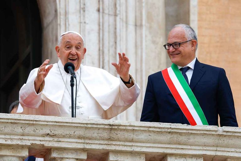 Pope Roma Pope: Rome’s true nature is to be welcoming, caring for all - The ...