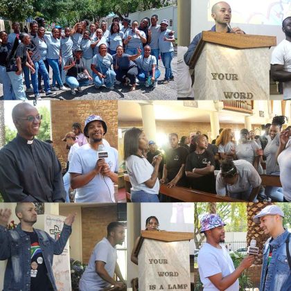 Young people gather for the Archdiocese of Johannesburg’s WYD Mass