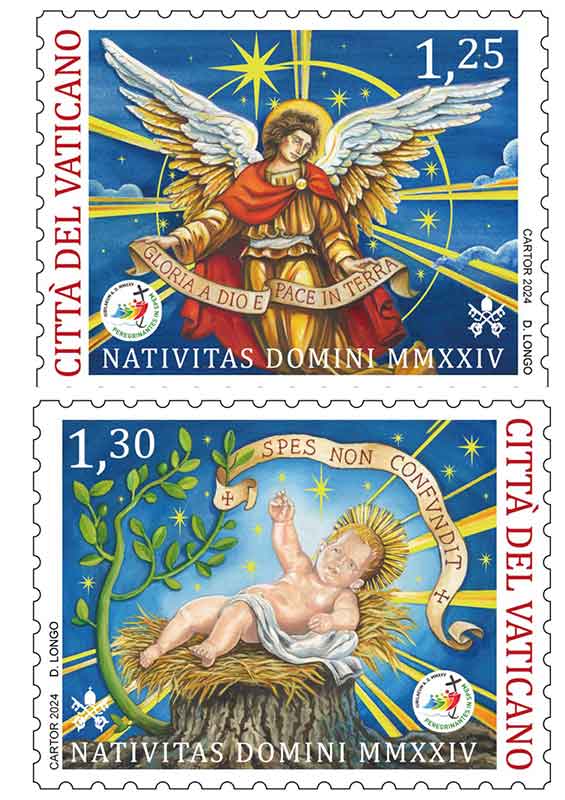 Vatican Christmas Stamps 2024