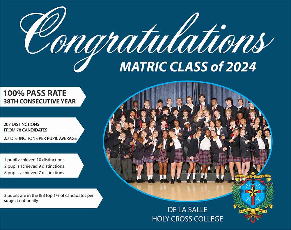 De La Salle Holy Cross Matric Results