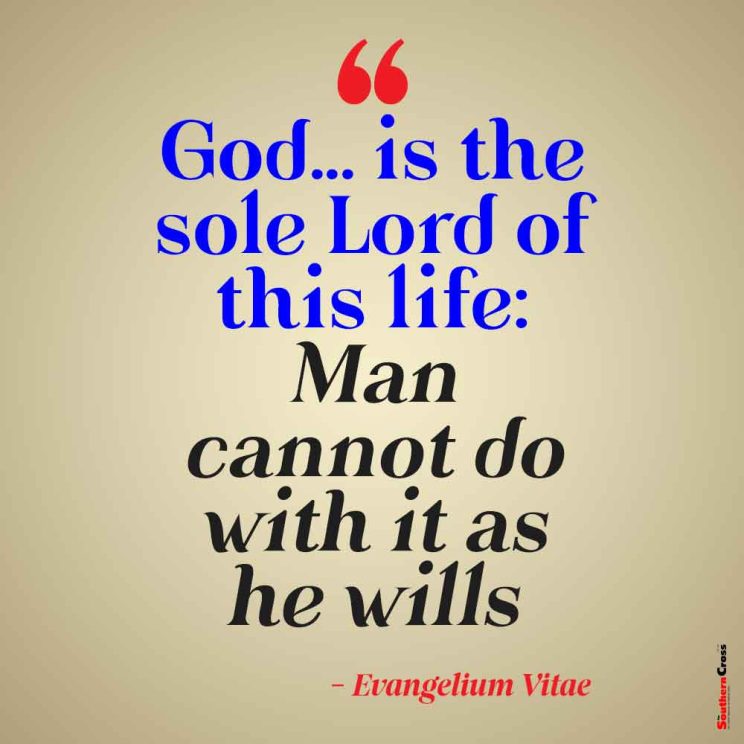 Evangelium Vitae Quote