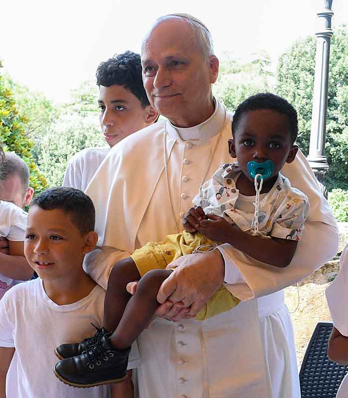 POPE LEO XIV LUNCH IN CASTEL GANDOLFO AUG. 17, 2025