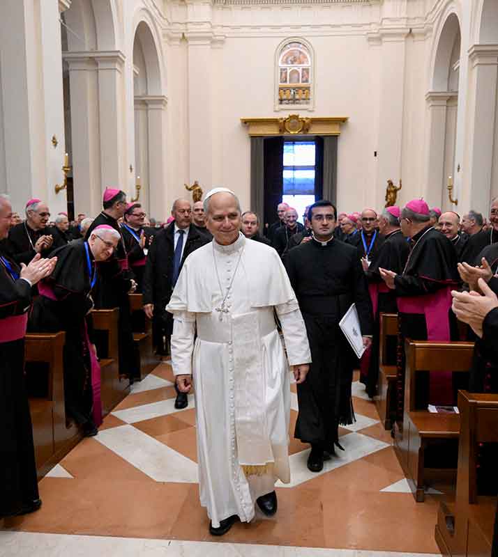 POPE LEO XIV ITALIAN BISHOPS' MEETING IN ASSISI