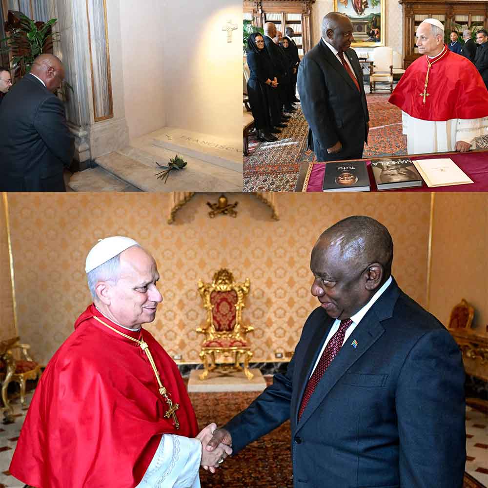 Cyril Ramaphosa Meets Pope Leo at the Vatican