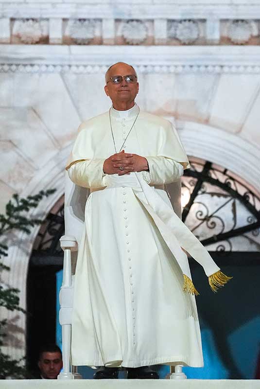 POPE LEO XIV MEETS LEBANESE YOUNG PEOPLE