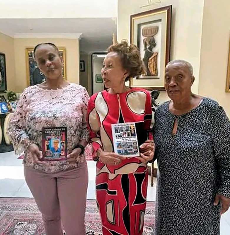 Cecilia Moloantoa, Miranda Seleke and First Lady Dr Tshepo Motsepe-Ramaphosa