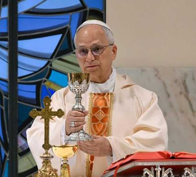 Pope Leo celebrates Mass at the Apostolic Nunciature, Angola (@Vatican Media)