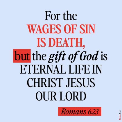 Wages of sin is death