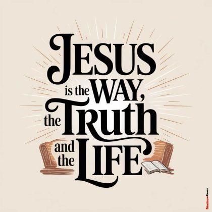 Jesus is the way, the truth and the life