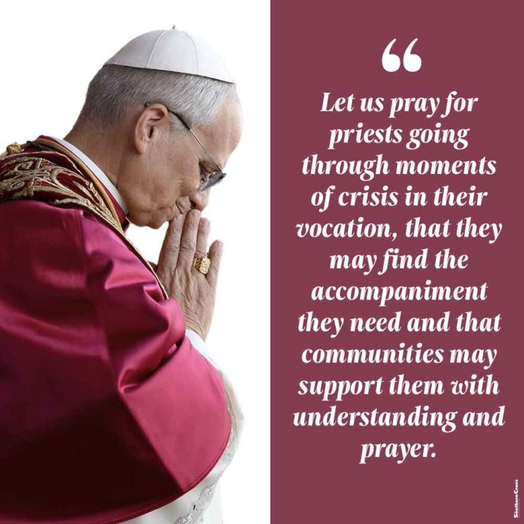 pray with the pope April 2026