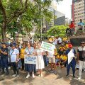Christians in Durban protest against plans to regulate their churches. Photo: Raymond Perrier