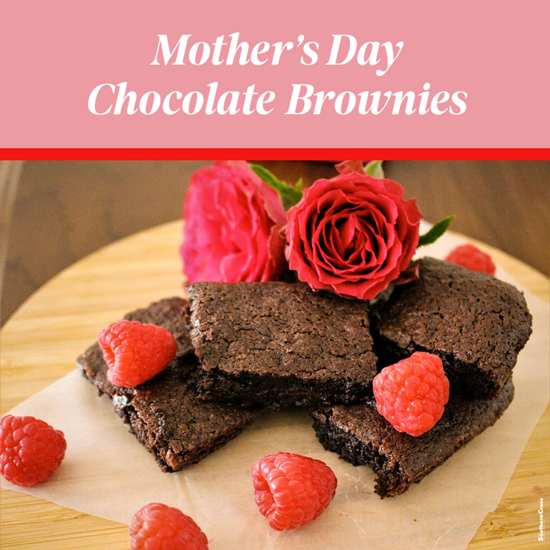 Mothers Day Chocolate Brownies