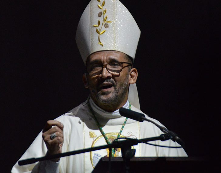 Archbishop Sithembele Sipula at his inaguration. Photo: Jason Scott
