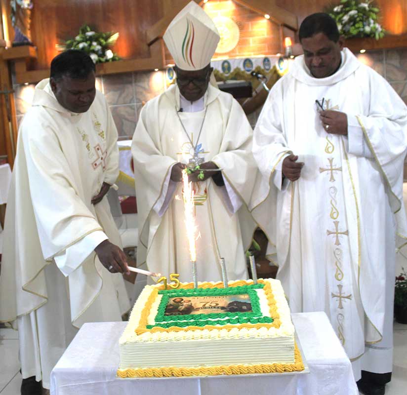 St Josephs parish in Actonville Benoni celebrated its 75th anniversary