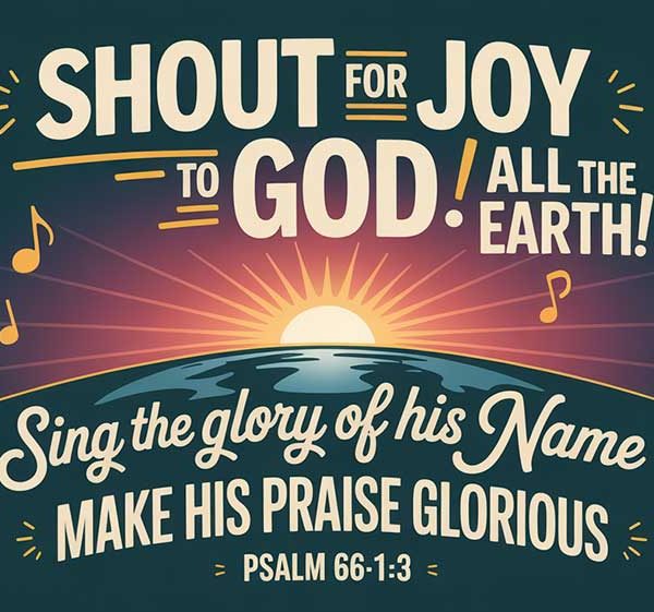 Psalm 66 - Shout for joy to God