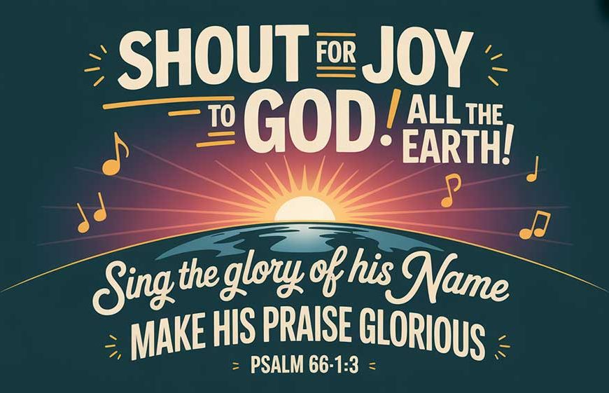 Psalm 66 - Shout for joy to God