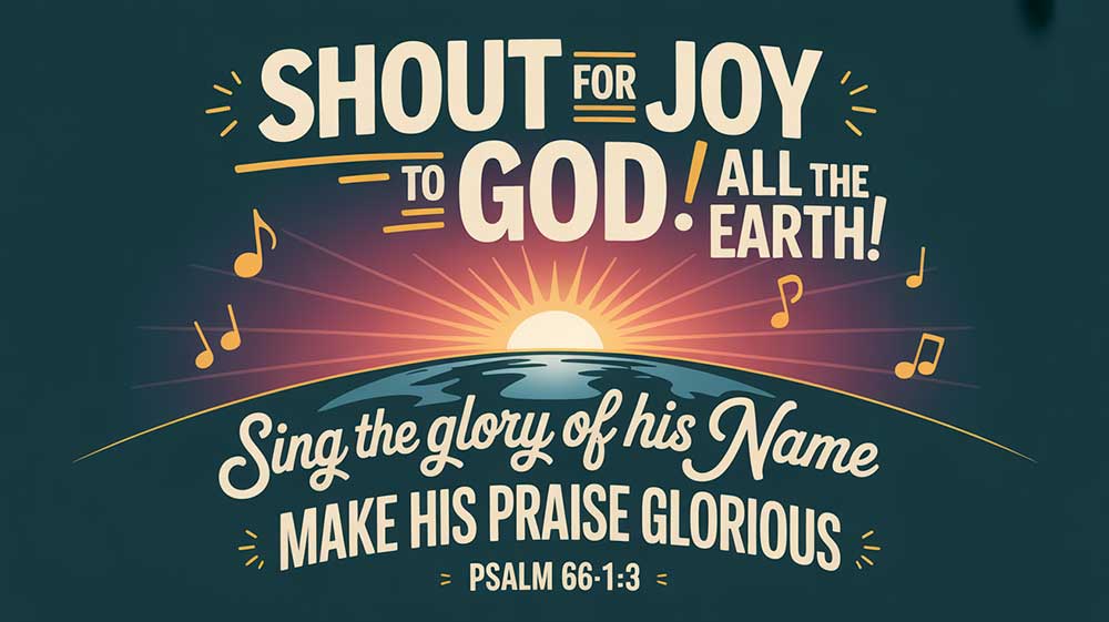 Psalm 66 - Shout for joy to God