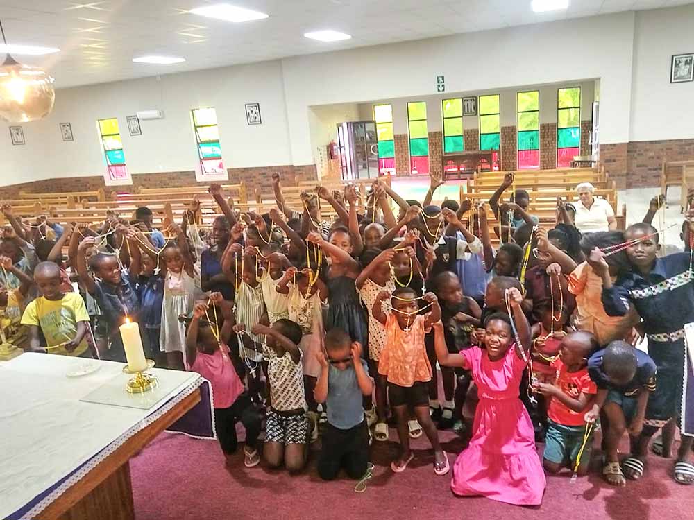 The Childrens Rosary in St Francis church in Aliwal North Eastern Cape where it was introduced under the guidance of Fr Mlulami Matiwane