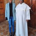 Father Chaka Motanyane OP and Kati Dijane, editor of Far East Rand Catholic News