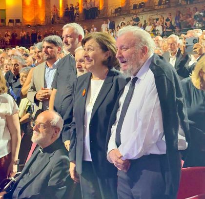 Pics: Kiko, Ascension and Fr Mario together with Dino and Roberta Furgione