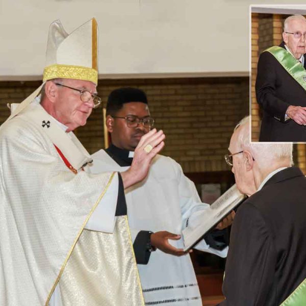 St Gregory the Great Award presented to Kenneth Robin Lydall