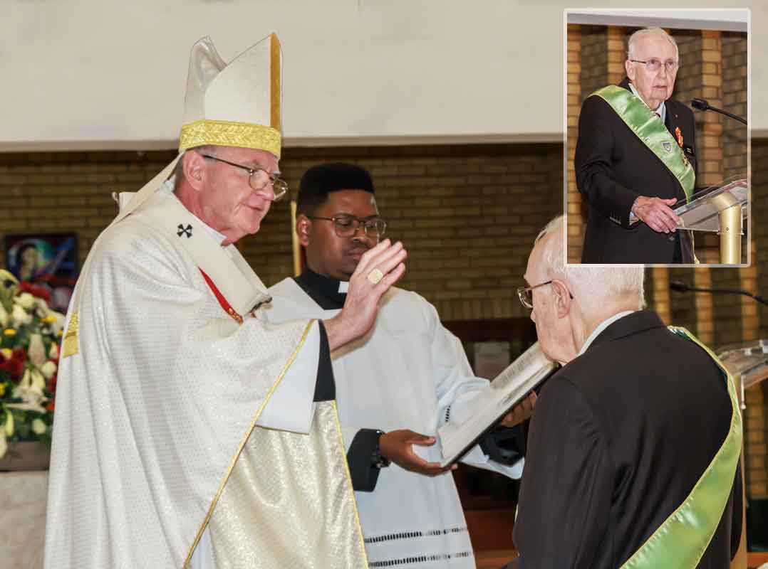 St Gregory the Great Award presented to Kenneth Robin Lydall