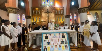 First Holy Communion at St Augustine's Cathedral