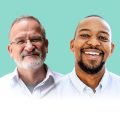 Fr David Neuhaus SJ and Kgaugelo Habyane, who will present this year’s Living Theology on the subject of “Father”.