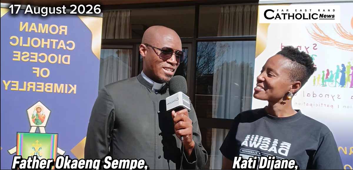 Fr Okaeng Sempe interviewed by Kati Dijane of Far East Rand Catholic News