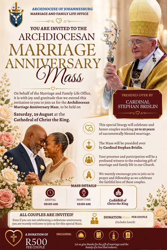 Archdiocese of Johannesburg Marriage Anniversary Mass