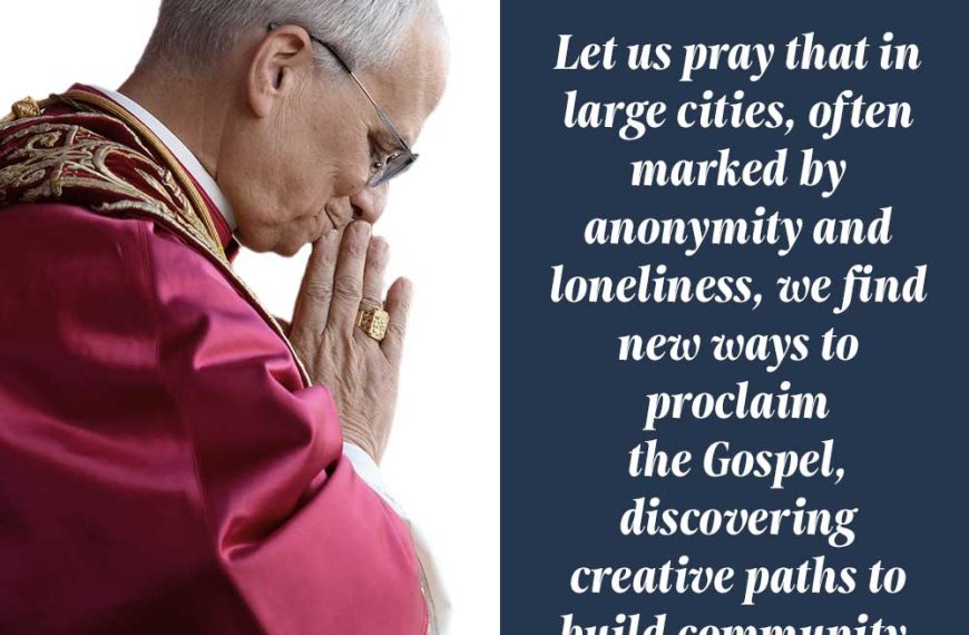 Pray with the Pope