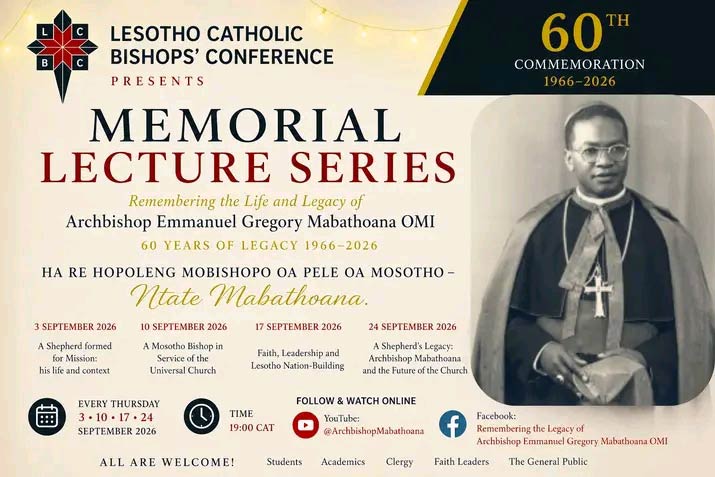 Archbishop Emmanuel Gregory Mabathoana OMI memorial lectures