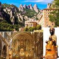 Our Lady of Montserrat Sanctuary. Photos: Wikipedia, Barcelona Lands
