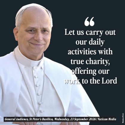 Pope Leo Audience 23 September 2026