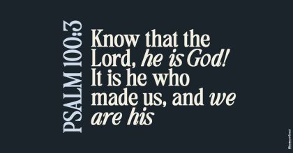 Psalm 100:3