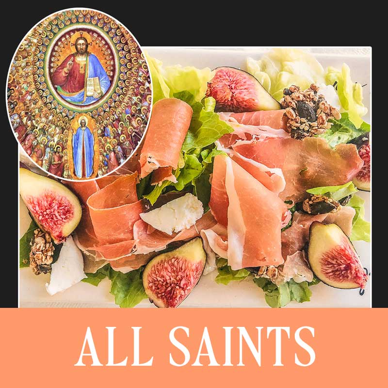 All Saints Confirmation Fig and Prosciutto Salad