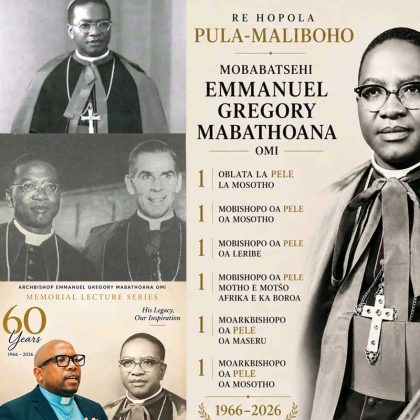 Archbishop Emmanuel Gregory Mabathoana 60 year Memorial