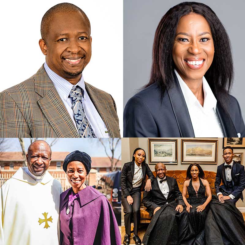 Deacon Sy Mamabolo and his wife Butsi Tladi Mamabolo
