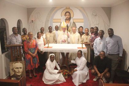 Cardinal Stephen Brislin blesses the Salesian Good Shepherd Chapel in Booysens, Johannesburg