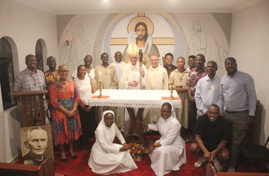 Cardinal Stephen Brislin blesses the Salesian Good Shepherd Chapel in Booysens, Johannesburg