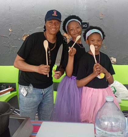 Gregory Stephenson and daughters Cooking Competition
