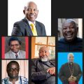 Pax College in Mashashane Alumni: Top: Lesetja Kganyago, Governor of the South African Reserve Bank. Left centre: Father Smangaliso Mkhatshwa. Left bottom: Michael Kitso Dingake. Bottom centre: Fanyana Mazibuko. Right centre: Mosiuoa Lekota. Right bottom: Bishop Jeremiah Madimetja Masela of Polokwane