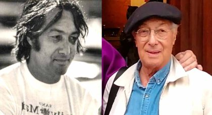 Left: Sydney Duval in the field as a journalist. He worked on some of South Africa’s most prestigious titles. Right: Sydney in later years.