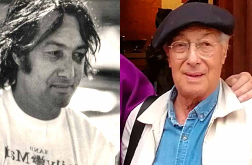 Left: Sydney Duval in the field as a journalist. He worked on some of South Africa’s most prestigious titles. Right: Sydney in later years.
