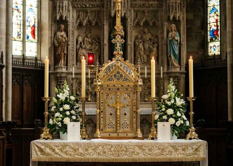 Tabernacle in a Catholic Church