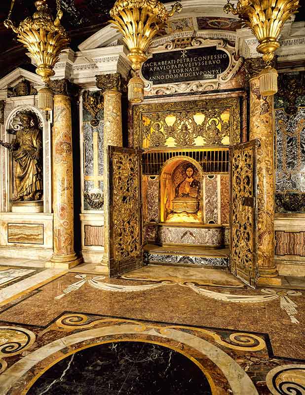 Tomb of St Peter at the Vatican